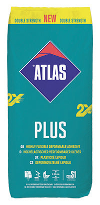 ATLAS PLUS - HIGHLY FLEXIBLE DEFORMABLE TILE ADHESIVE S1 - 25kg