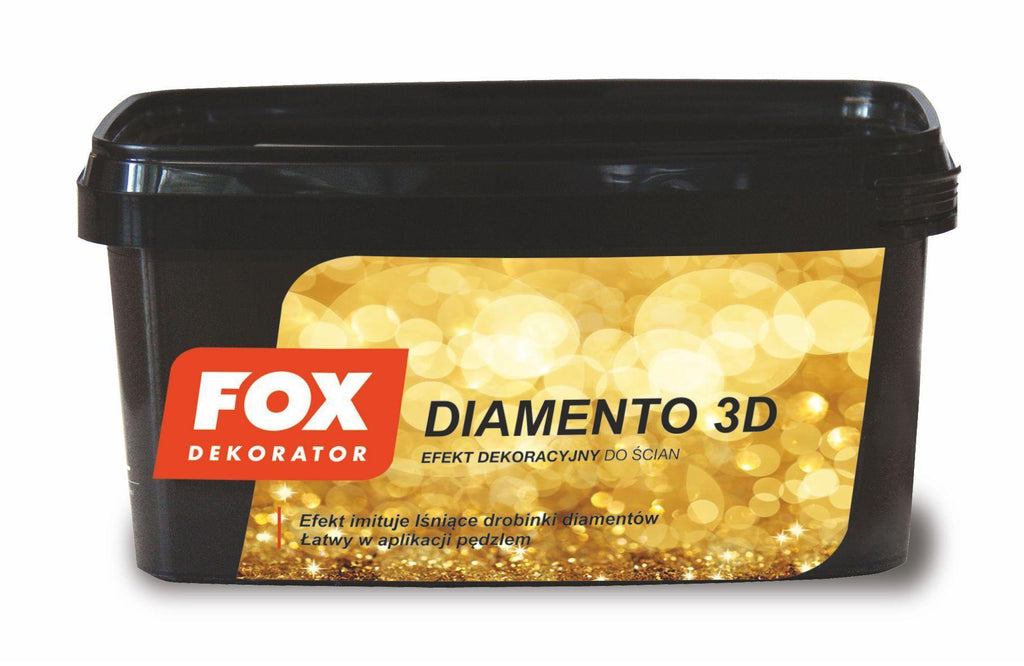 FOX DEKORATOR DIAMENTO 3D CARBON COLOUR 1L - POLHOUSE