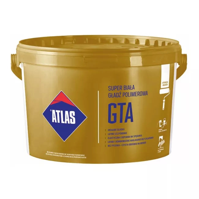 ATLAS GTA super biała gładź polimerowa - 18kg