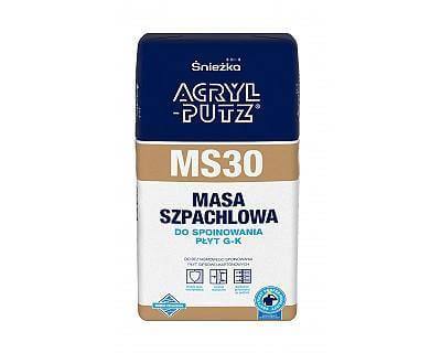 ACRYL-PUTZ® MS30 PUTTY FOR JOINTING PLASTER CARDBOARD PANELS WITHOUT TAPE - POLHOUSE