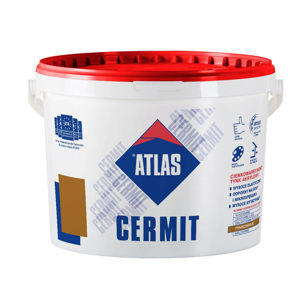 ATLAS CERMIT N-100 ACRYLIC RENDER FOR TEMPLATES 25kg