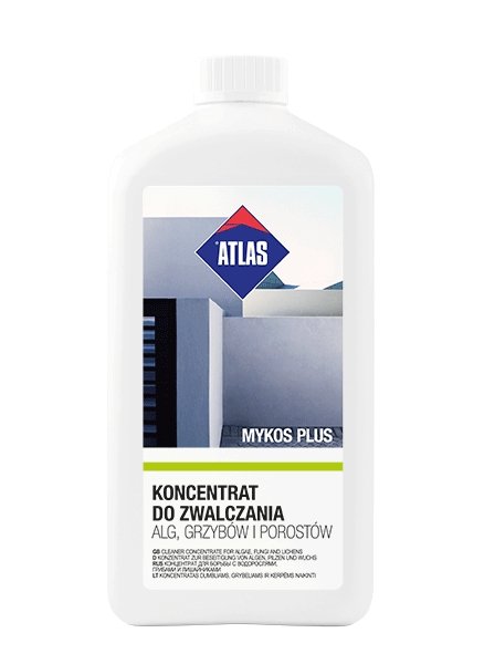ATLAS MYKOS PLUS 1L - concentrated agent for elimination of algae, fungi and lichen - POLHOUSE