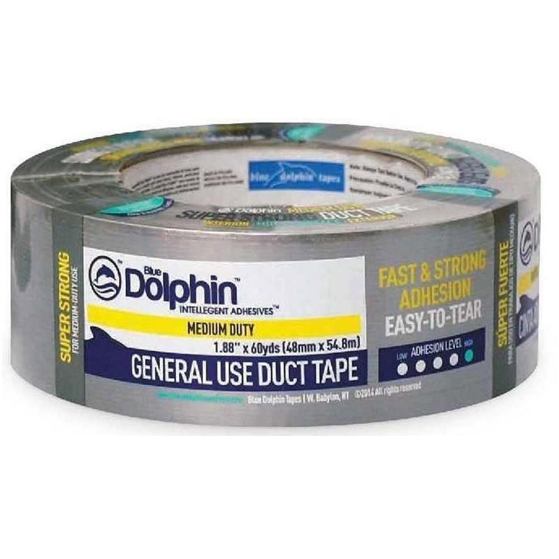 B/D 03-3-02 SILVER DUCT TAPE 48mm 25m - POLHOUSE