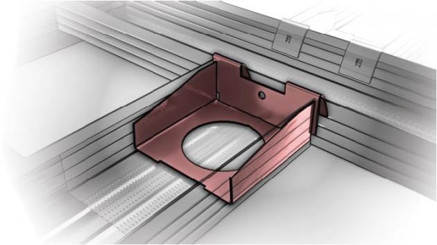 SIDE CONNECTOR FOR CEILING CD60 PROFILE - POLHOUSE